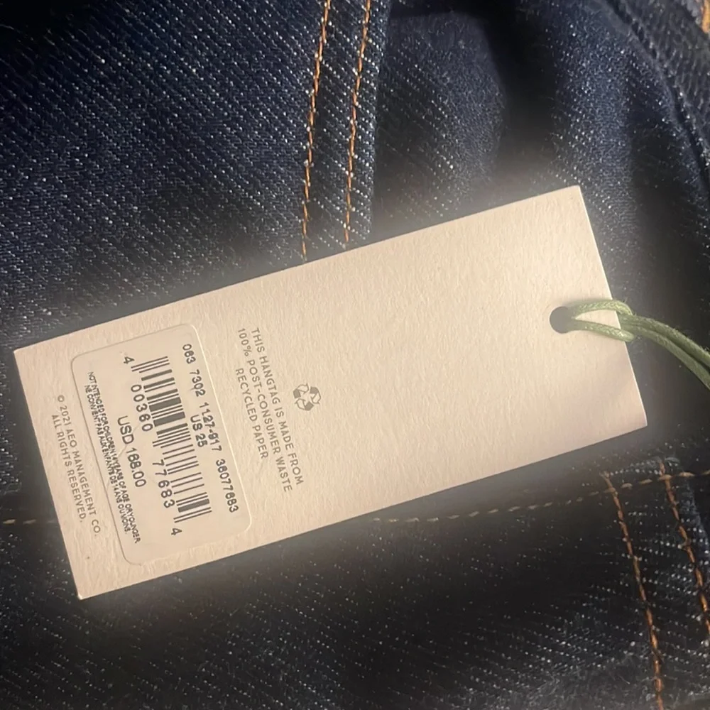 AE 77 Premium Crop Flare Jeans Dark Wash Jeans NWT  Sz 25